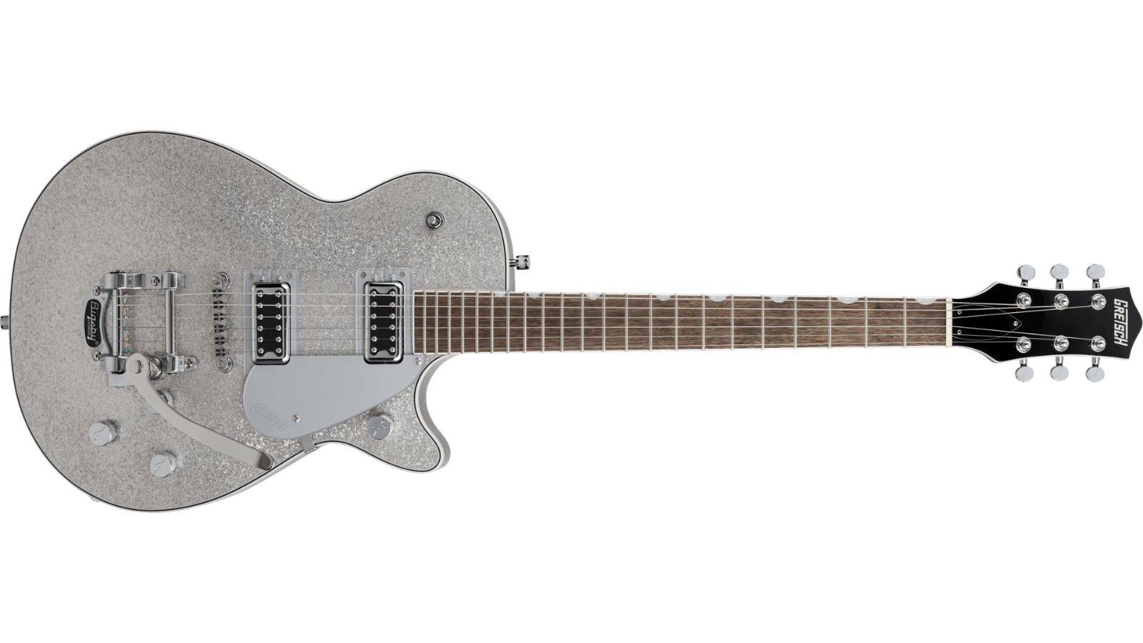 Gretsch G5230T | Electromatic® Sparkle Jet™, Bigsby®, | Silver Sparkle | Waltons Music Gretsch G5230T | Electromatic® Sparkle Jet™, Bigsby®, | Silver Sparkle - Image 8