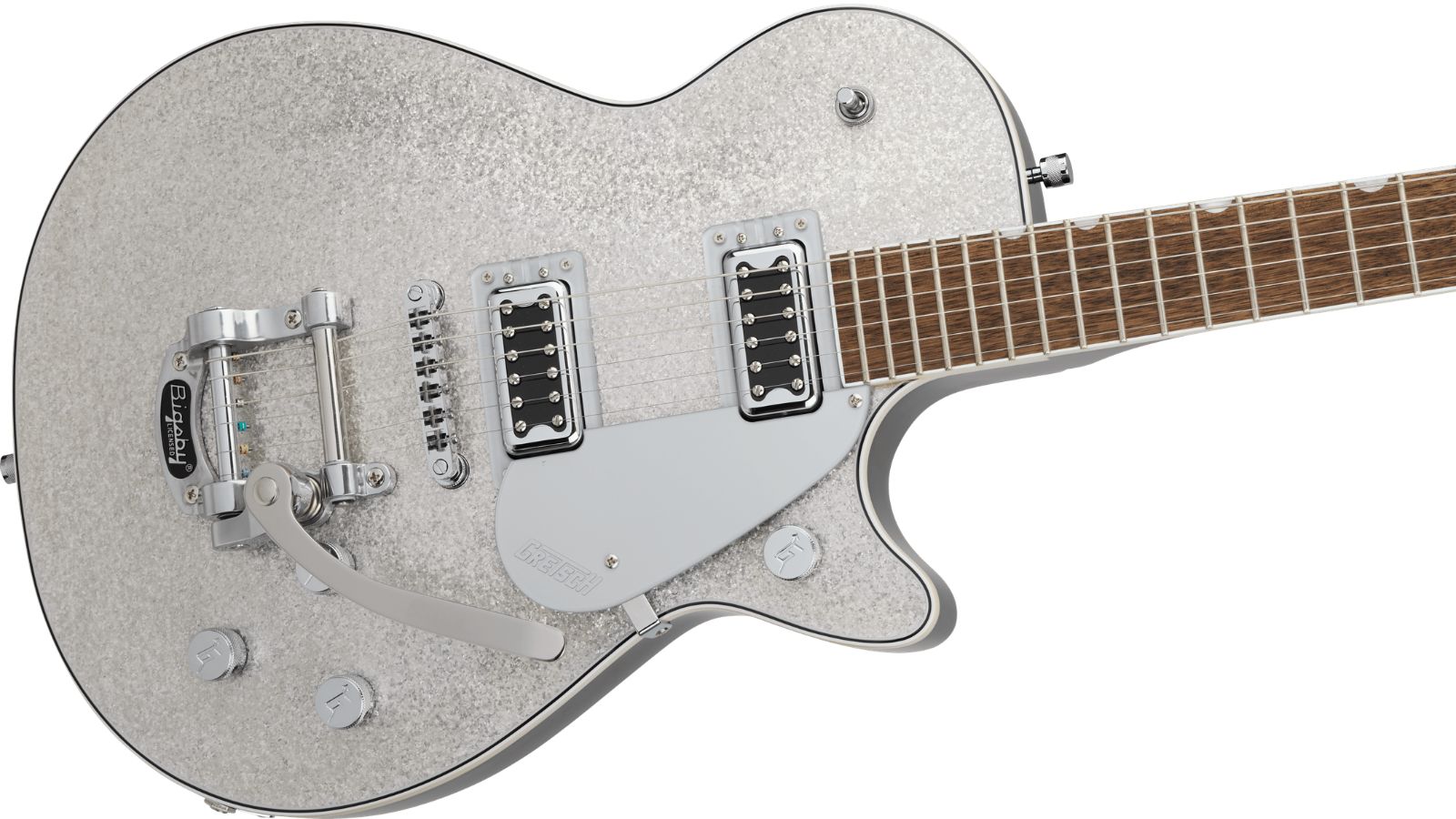 Gretsch G5230T | Electromatic® Sparkle Jet™, Bigsby®, | Silver Sparkle | Waltons Music Gretsch G5230T | Electromatic® Sparkle Jet™, Bigsby®, | Silver Sparkle - Image 5