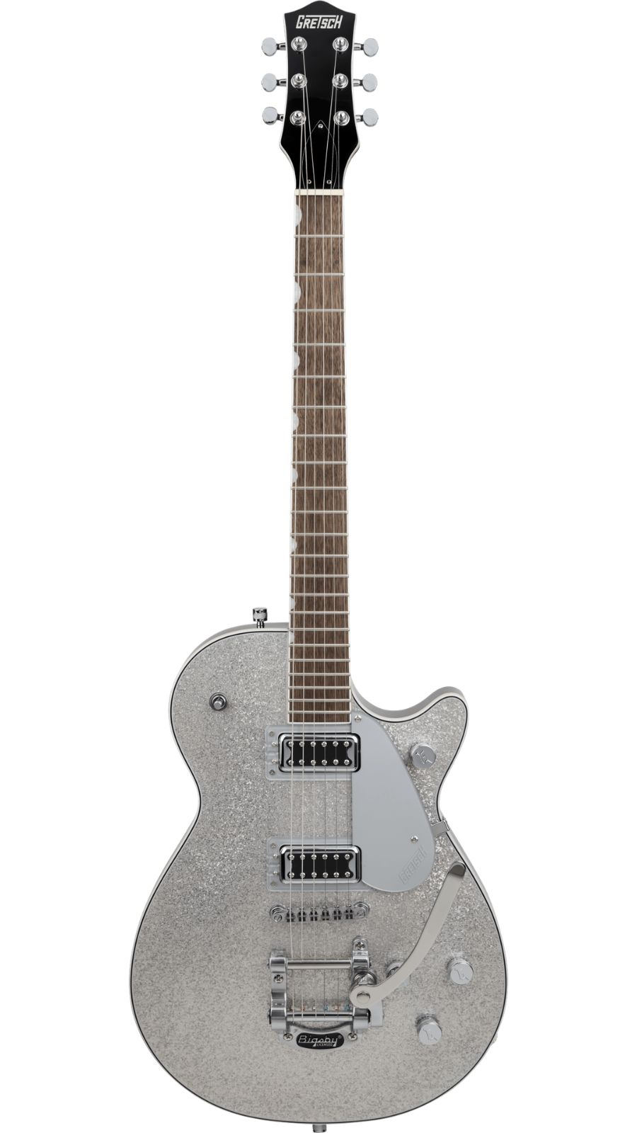 Gretsch G5230T | Electromatic® Sparkle Jet™, Bigsby®, | Silver Sparkle | Waltons Music Gretsch G5230T | Electromatic® Sparkle Jet™, Bigsby®, | Silver Sparkle