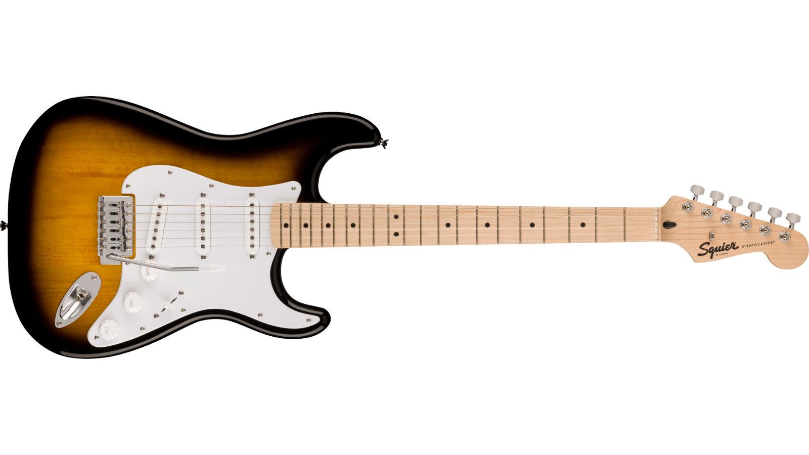 Squier Sonic® Stratocaster® | Maple Fingerboard | 2-Colour SB | Waltons Music Squier Sonic® Stratocaster® | Maple Fingerboard | 2-Colour SB