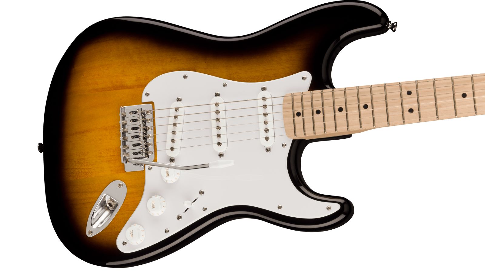 Squier Sonic® Stratocaster® | Maple Fingerboard | 2-Colour SB | Waltons Music Squier Sonic® Stratocaster® | Maple Fingerboard | 2-Colour SB