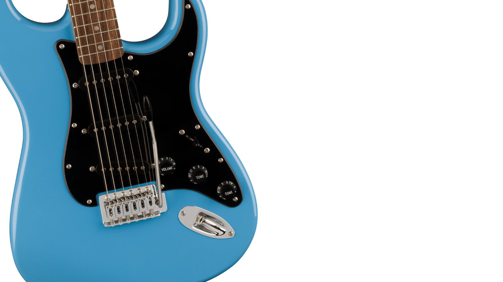 Squier Sonic® Stratocaster®| Laurel Fingerboard | California Blue | Waltons Music Squier Sonic® Stratocaster®| Laurel Fingerboard | California Blue