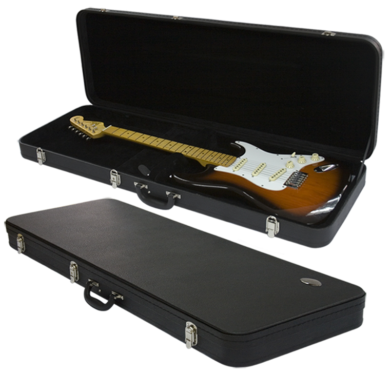 CNB EC22 | Light Wood Electric Guitar Case | Rectngular shaped case | Waltons Music CNB EC22 | Light Wood Electric Guitar Case | Rectngular shaped case