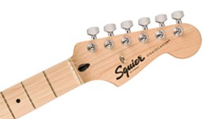 Squier Sonic® Stratocaster® HT H, Maple Fingerboard, White Pickguard, Flash Pink | Waltons Music Squier Sonic® Stratocaster® HT H, Maple Fingerboard, White Pickguard, Flash Pink