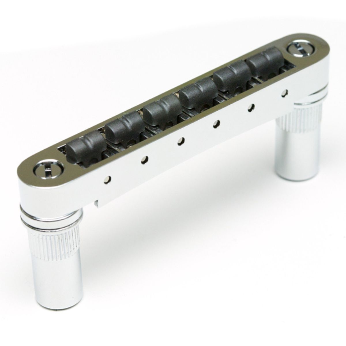 Graphtech PS-8863-CO | Resomax Bridge with string saver saddles | Chrome | Waltons Music Graphtech PS-8863-CO | Resomax Bridge with string saver saddles | Chrome