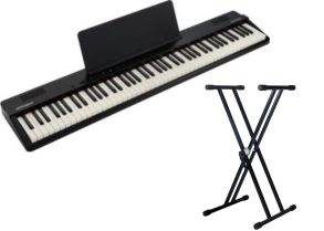 Roland GO:PIANO 88-PX Bundle | Piano and Double Braced Stand