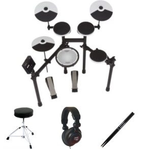 Roland TD02KV-B2 | Deluxe Drum Kit Bundle | Stool, Bass Drum Pedal, Headphones, sticks