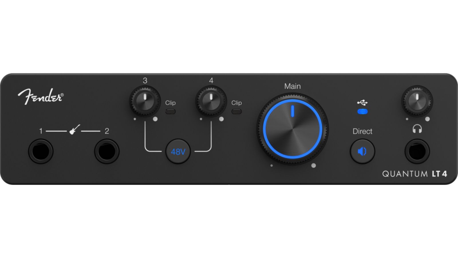 Fender Quantum LT 4 USB-C | Audio Interface | Waltons Music Fender Quantum LT 4 USB-C | Audio Interface - Image 6