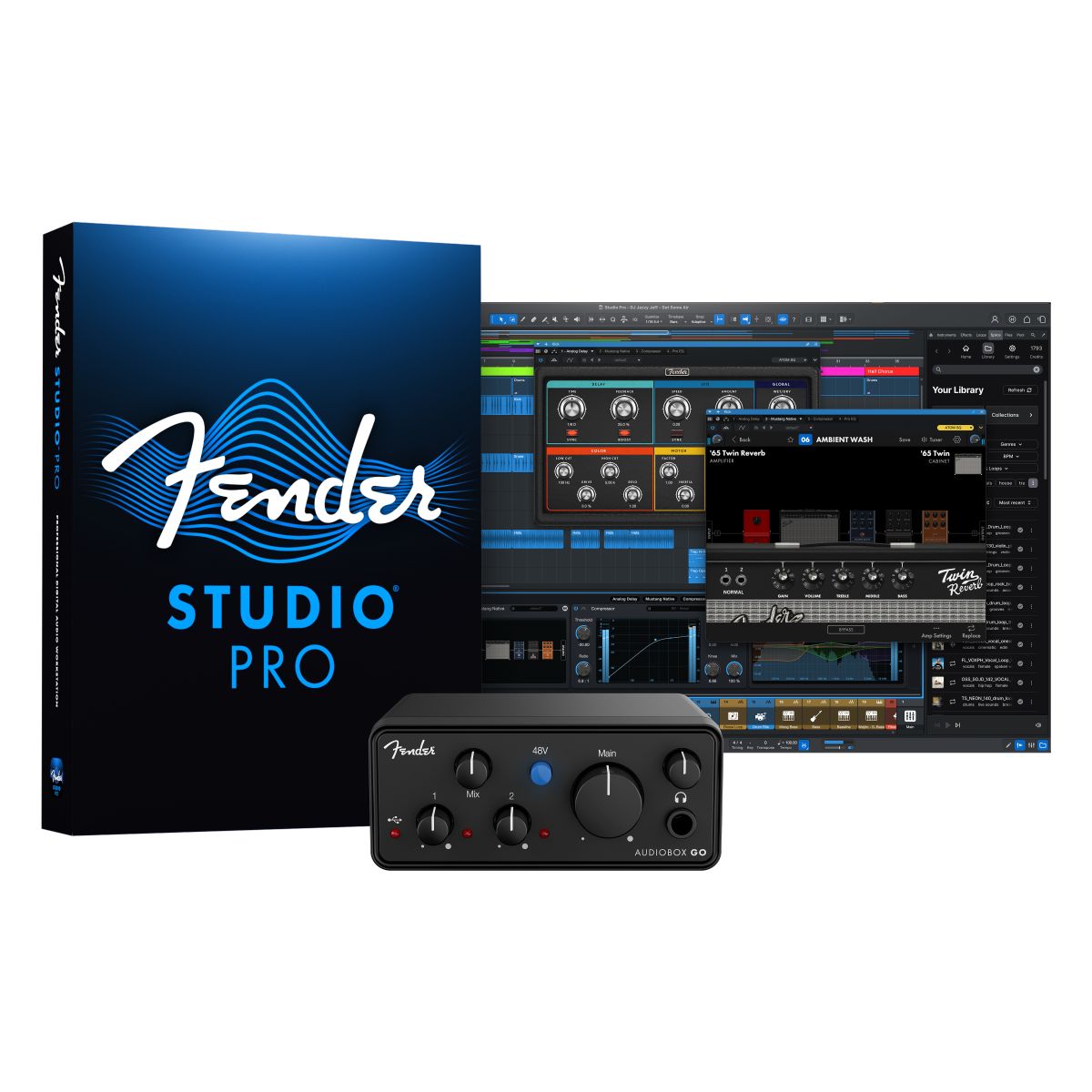 Fender AudioBox® GO™ | Black | Waltons Music Fender AudioBox® GO™ | Black