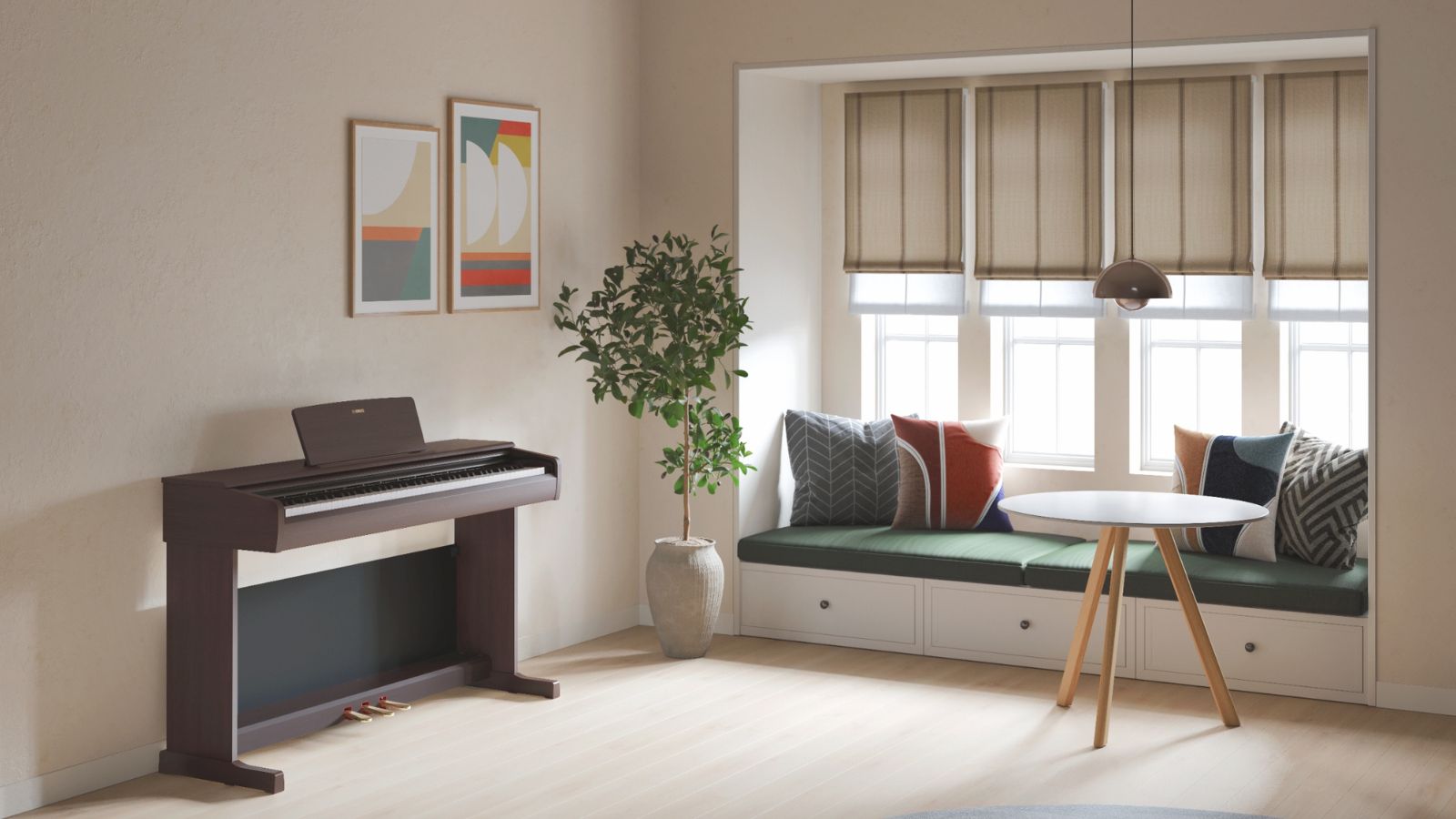 Yamaha YDP146 | Arius Digital Piano | 88 Keys | Rosewood | Waltons Music Yamaha YDP146 | Arius Digital Piano | 88 Keys | Rosewood - Image 6