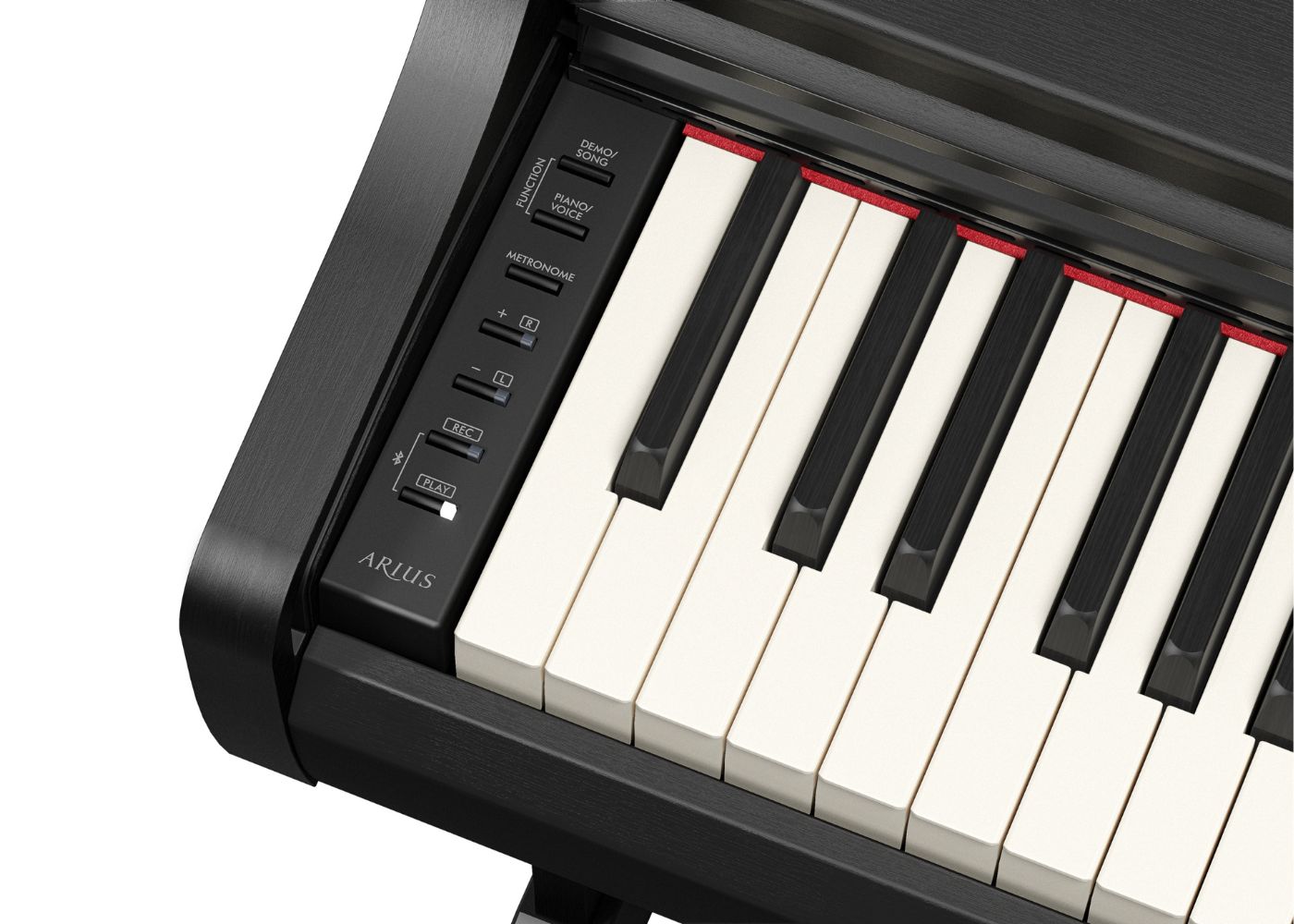 Yamaha YDP166 Standard Bundle | with Piano Stool and Headphones | Black | Waltons Music Yamaha YDPS56 Flip top Bundle | Piano Stool and Headphones | Black