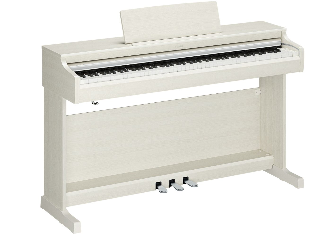 Yamaha YDP-166 | Arius Digital Piano | 88 Keys | White Birch | Waltons Music Yamaha YDPS36 Standard Bundle | Piano Stool and Headphones | White Birch