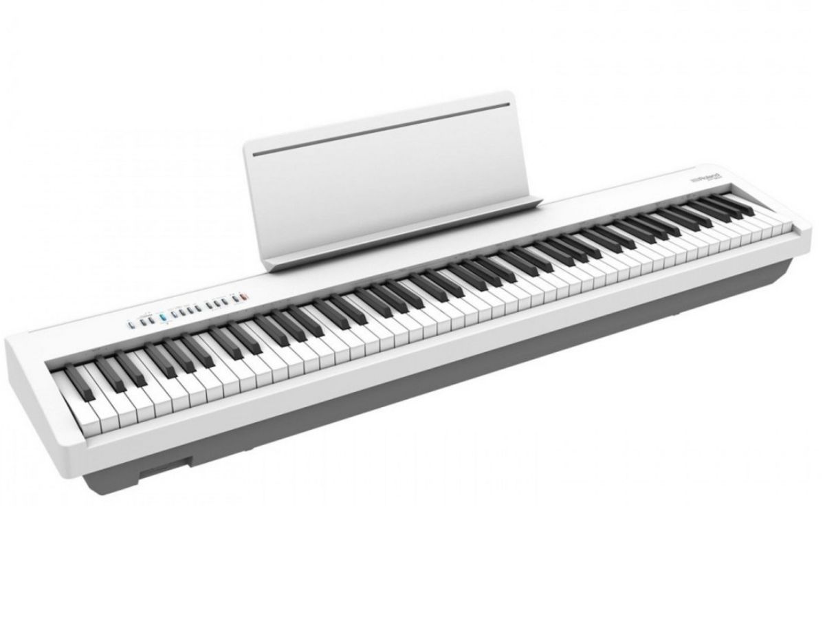 Roland FP30X-1 | Piano Bundle with X style Stand, Bench and Prodipe Quality Headphones | White | Waltons Music Roland FP30X-3 | Piano Bundle | STD| X Stand | Bench | Headphones | White