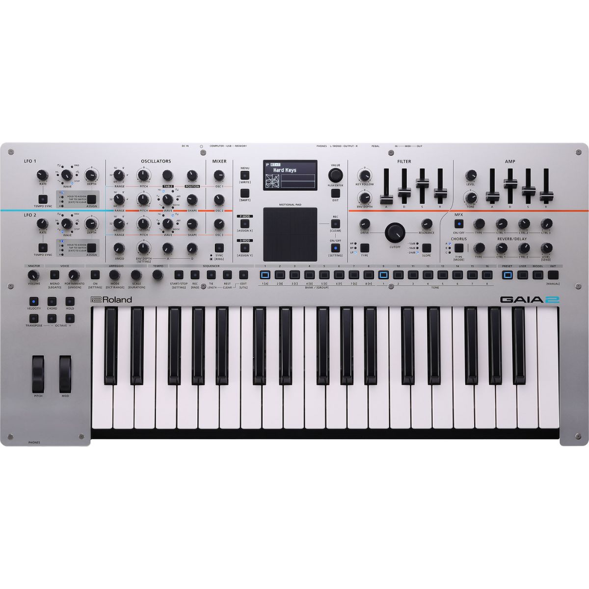 Roland GAIA 2 Advanced synthesizer | wavetable |virtual analog engines | Waltons Music Roland GAIA 2 Advanced synthesizer | wavetable |virtual analog engines