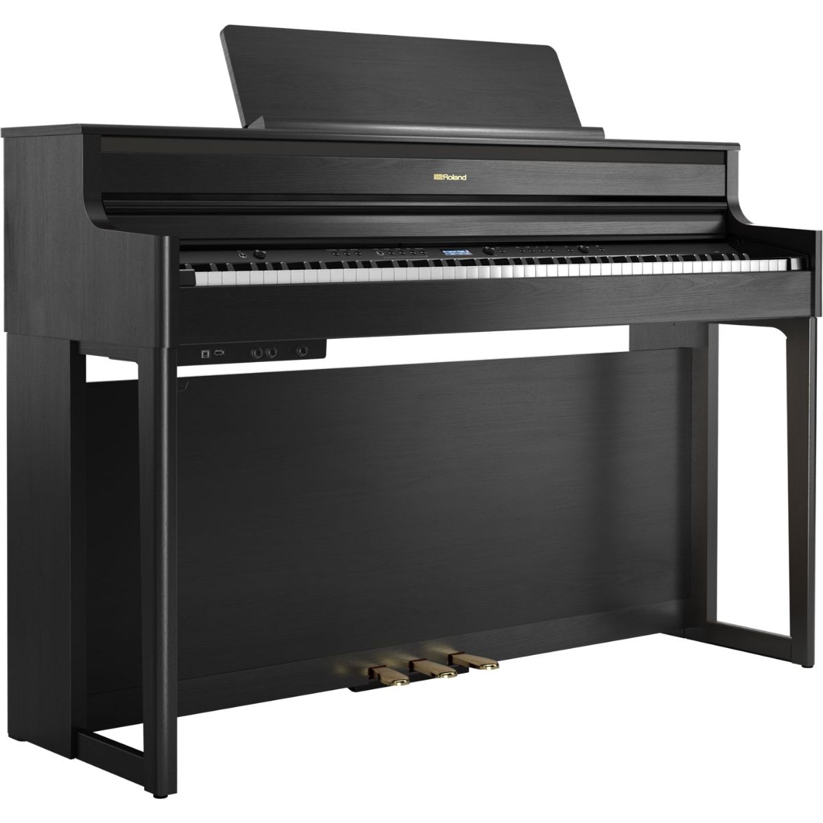 Roland HP704 Digital Piano | Bluetooth enabled | Charcoal Black | Waltons Music Roland HP704 Digital Piano | Bluetooth enabled | Charcoal Black