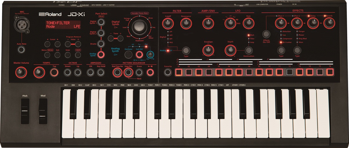 Roland JDXi Hybrid Analog / Digital Synth | Waltons Music Roland JDXi Hybrid Analog / Digital Synth