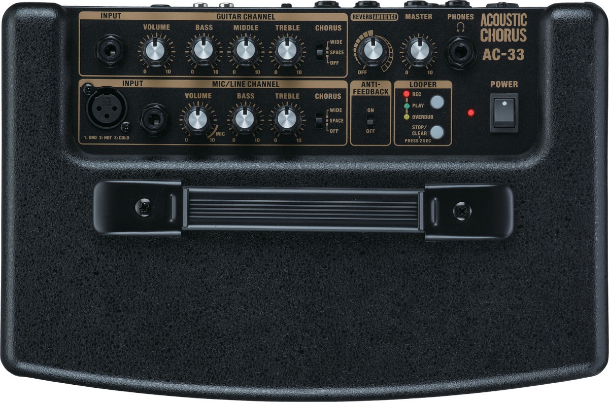 Roland AC33 Acoustic Chorus Amplifier | Waltons Music Roland AC33 Acoustic Chorus Amplifier