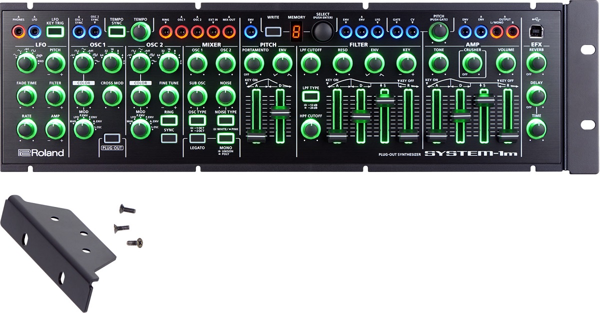 Roland System 1M Semi Modular Plug Out Synth | Waltons Music Roland System 1M Semi Modular Plug Out Synth